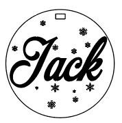 Snowflakes / Stars Ornament